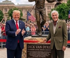 “Immortalized at Last”: Dick Van Dyke Honored with Monumental Statue in Los Angeles