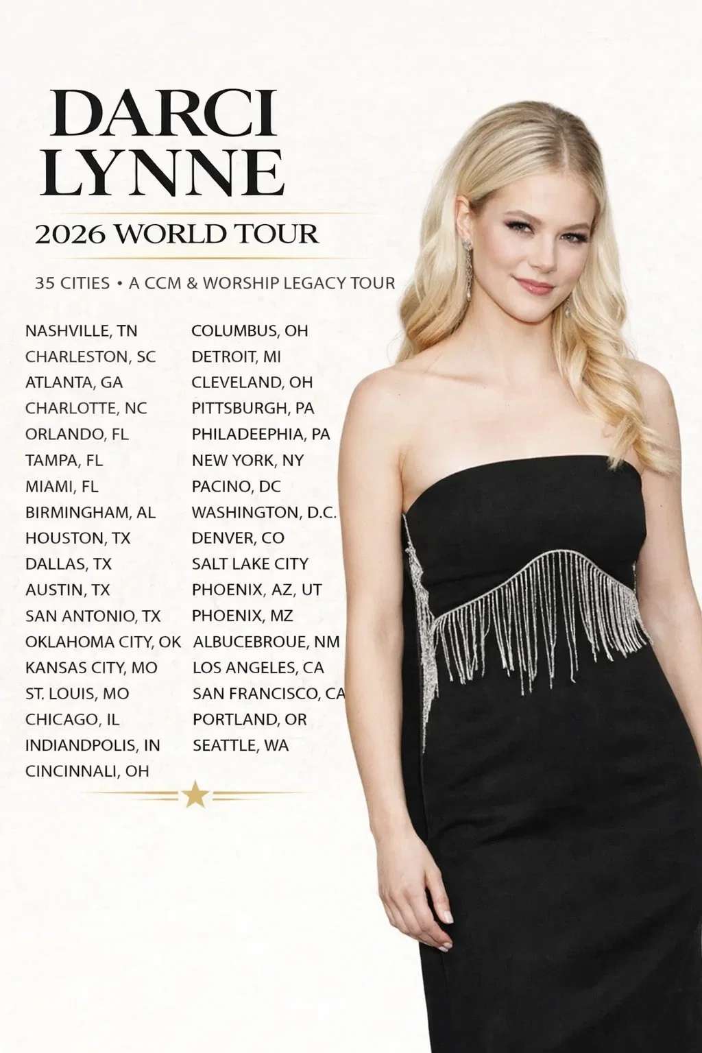 BREAKING NEWS: DARCI LYNNE Announces 2026 World Tour