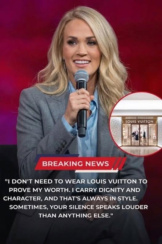 🚨 BREAKING: Carrie Underwood Reportedly Denied Entry at Louis Vuitton Store — Fans Outraged Over Alleged Judgment Based on Appearance