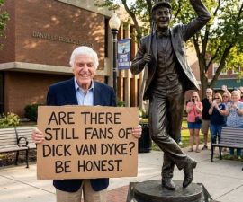 “A SON OF DANVILLE RETURNS HOME FOREVER”: AT 100, Dick Van Dyke HONORED WITH MAJESTIC BRONZE STATUE — A HOMETOWN TRIBUTE THAT MOVES THE WORLD