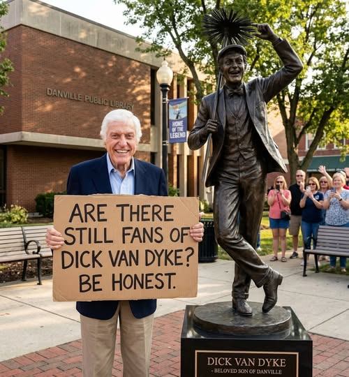 “A SON OF DANVILLE RETURNS HOME FOREVER”: AT 100, Dick Van Dyke HONORED WITH MAJESTIC BRONZE STATUE — A HOMETOWN TRIBUTE THAT MOVES THE WORLD