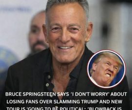 🚨 “HE’S NOT AFRAID TO LOSE FANS”: Bruce Springsteen TAKES A BOLD STAND AGAINST Donald Trump — AND THERE’S A DEEPER REASON BEHIND IT