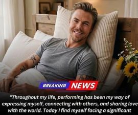 🌟 “A ROAD OF HEALING AND HOPE”: Derek Hough SHARES POSITIVE UPDATE AFTER MEDICAL TREATMENT — A MESSAGE OF STRENGTH, FAITH, AND GRATITUDE