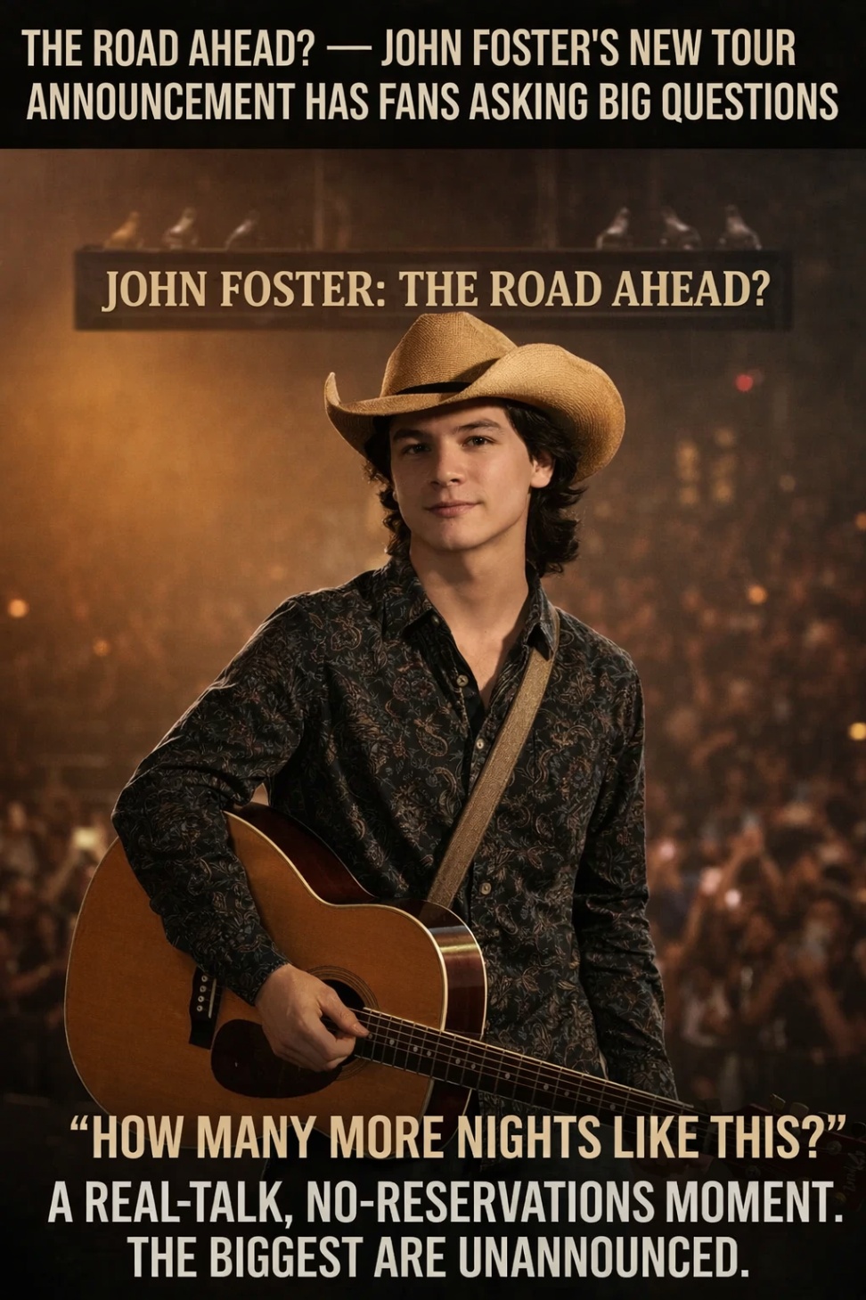 “ONE LAST CHAPTER” — JOHN FOSTER’S NEXT TOUR HAS FANS ASKING IF THIS IS MORE THAN JUST A COMEBACK 🔥