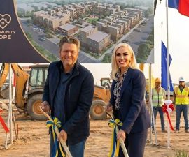 Blake Shelton and Gwen Stefani Back Housing Initiative, Bringing Stability and Hope to Those in Need