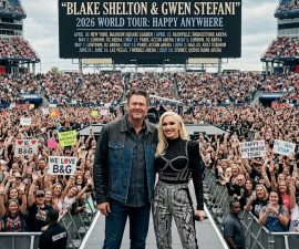 Official Announcement: Blake Shelton and Gwen Stefani Set to Launch 2026 “Happy Anywhere” World Tour