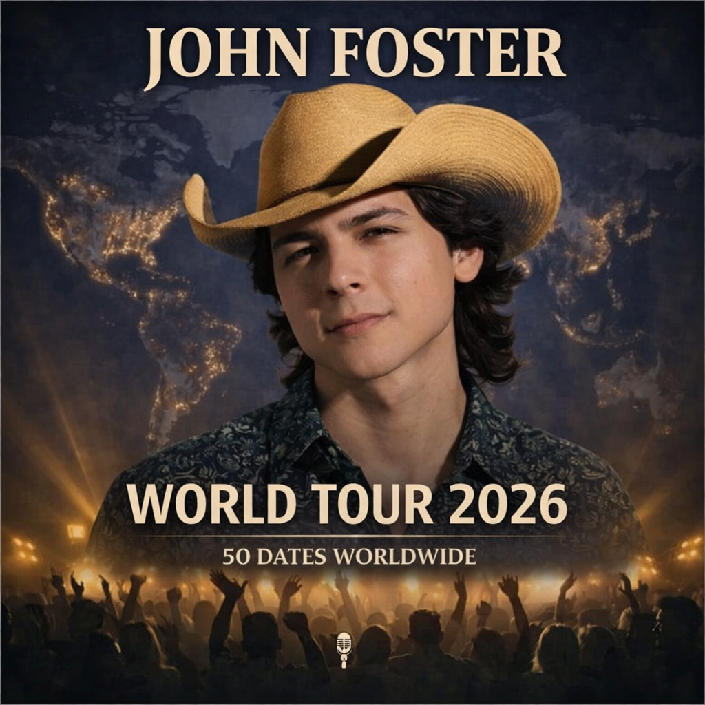🚨 GLOBAL SHOCKWAVE: John Foster Officially Unleashes 2026 World Tour — 32 Dates, 3 Continents, and a Secret Sending Fans Into Total Chaos 🎤🔥