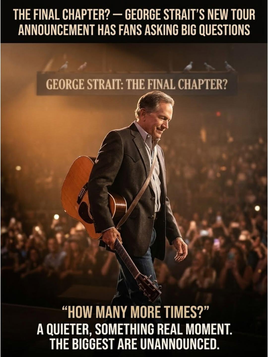 “The Final Chapter?” — George Strait’s Latest Tour Announcement Has Fans Listening More Closutely Than Ever