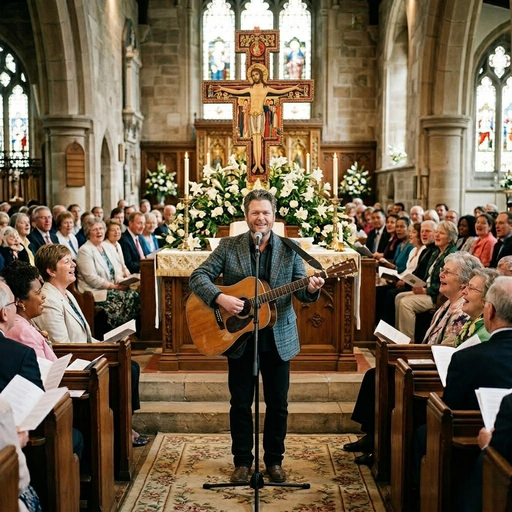 Blake Shelton’s Unexpected Easter Performance Leaves Crowd in Tears and Sparks Global Conversation