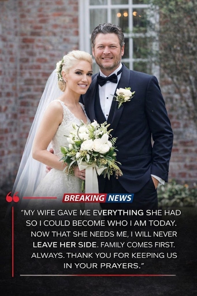 A Quiet Goodbye: Gwen Stefani’s Emotional Moment Leaves Blake Shelton — and the World — in Tears