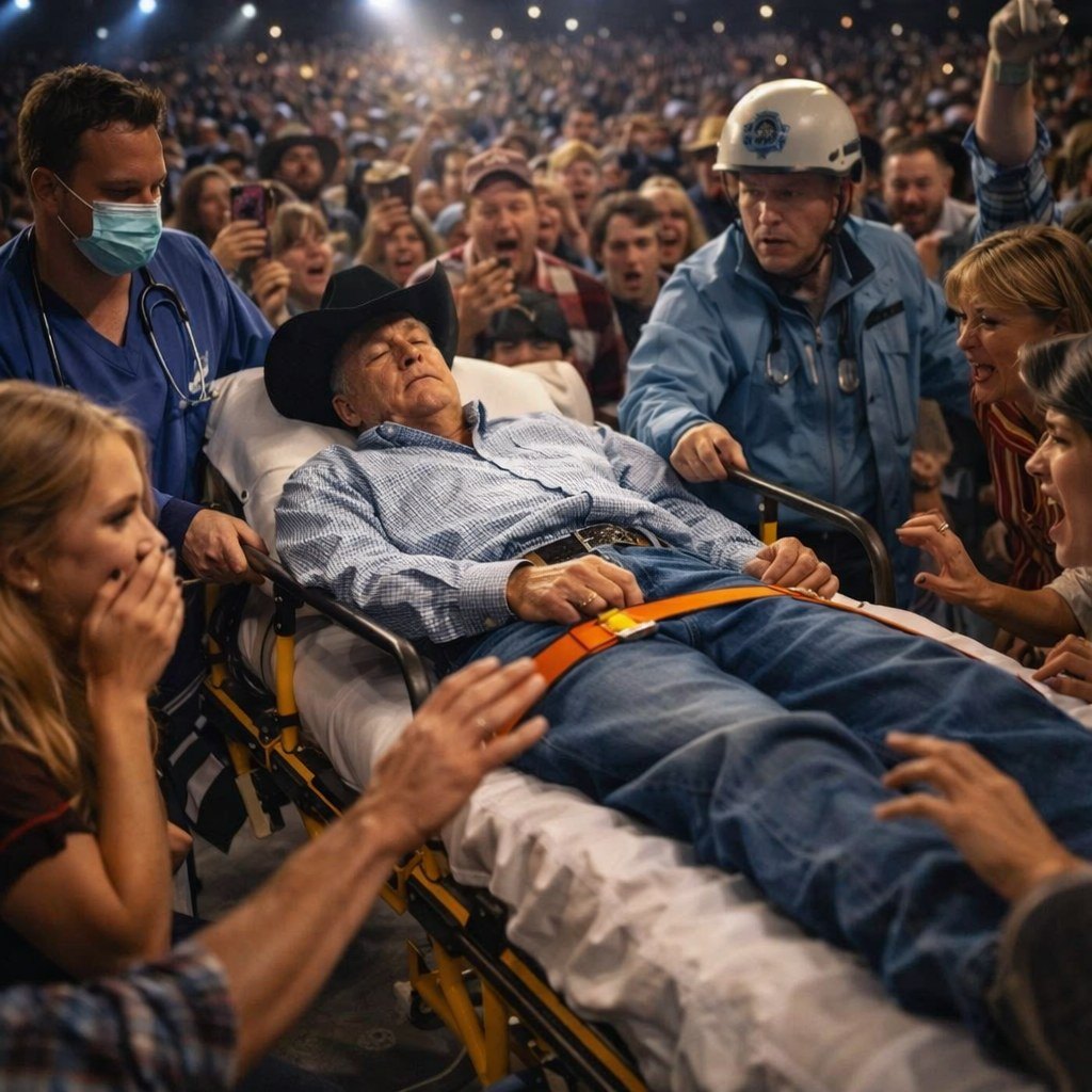 A Night That Turned to Silence: Concern Grows After Sudden Onstage Scare Involving George Strait