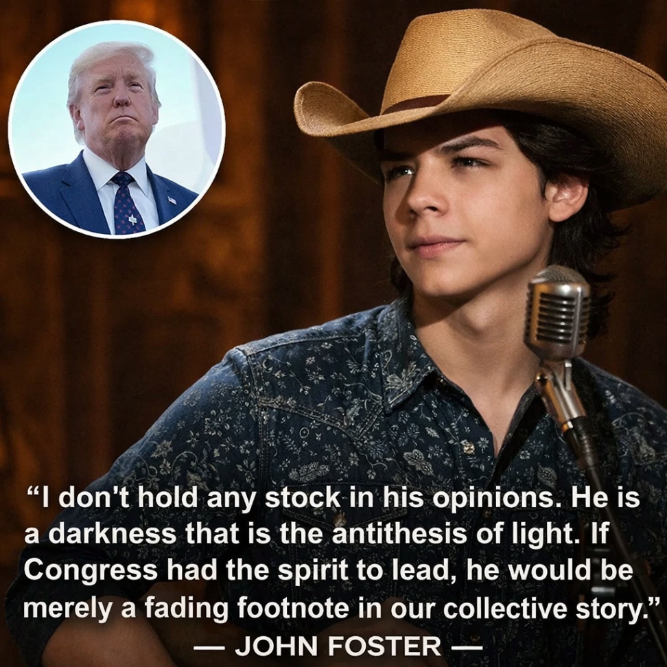 “T.R.U.M.P WHITE HOUSE FIRES BACK at Controversial Song — JOHN FOSSTER’S 13-WORD RESPONSE STEALS THE SPOTLIGHT”