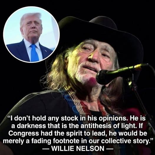 “WHITE HOUSE FIRES BACK” — Willie Nelson Draws National Attention After Reported Clash with White House Under Donald Trump