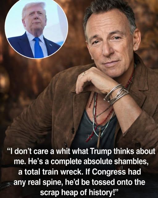 “WHITE HOUSE FIRES BACK” — Bruce Springsteen Draws National Spotlight Amid Claims of Clash With White House Under Donald Trump