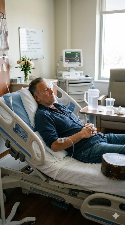 🌟 GOOD NEWS: Bruce Springsteen Shares a Heartfelt Message After Medical Procedure — A Quiet Moment of Strength and Reflection