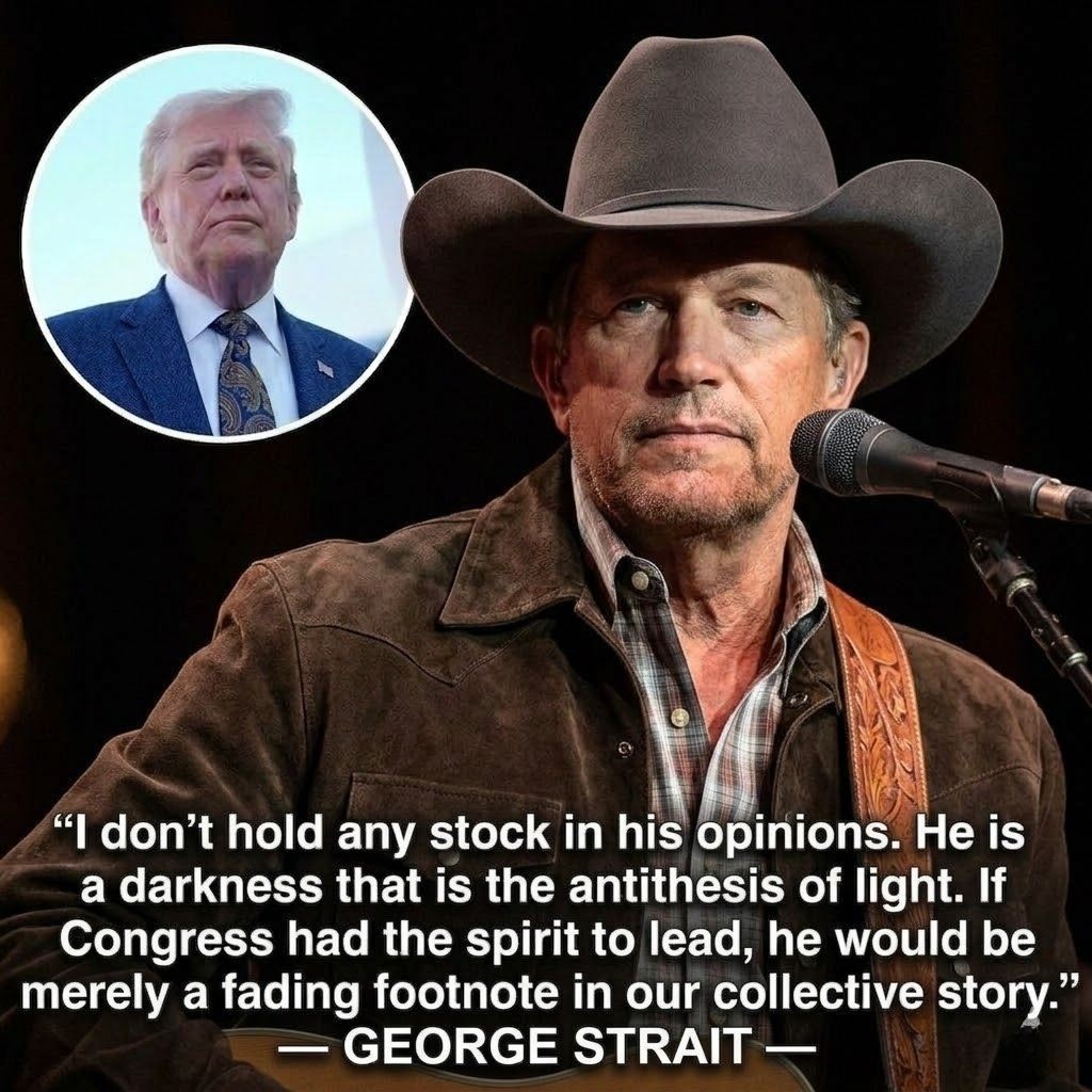 “WHITE HOUSE FIRES BACK” — BUT GEORGE STRAIT’S QUIET RESPONSE SHIFTS THE CONVERSATION