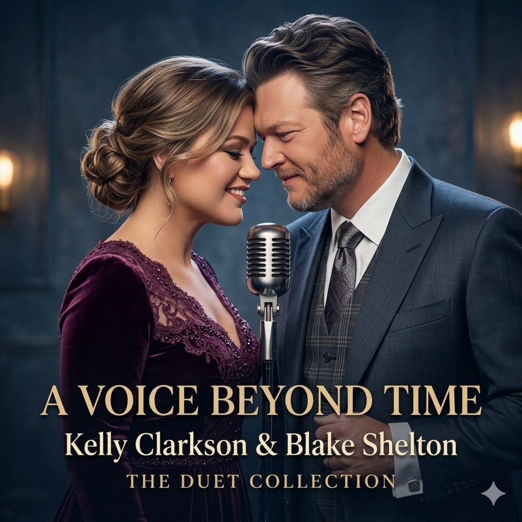 🎵 “A Voice Beyond Time”: Kelly Clarkson and Blake Shelton Unveil a Never-Before-Heard Duet — A Song That Transcends Time