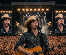 HE COULDN’T FINISH HIS SONG — SO 60,000 VOICES DID IT FOR HIM