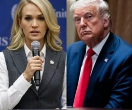 BREAKING: Donald Trump Targets Carrie Underwood — Her Unflinching Response Stuns the Crowd