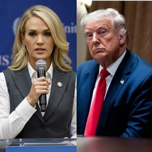 BREAKING: Donald Trump Targets Carrie Underwood — Her Unflinching Response Stuns the Crowd