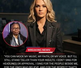🔥 LIVE TV SHOCKER: Whoopi Goldberg’s Remark Sparks Instant Backlash as Carrie Underwood Delivers a One-Line Response That Silences the Room