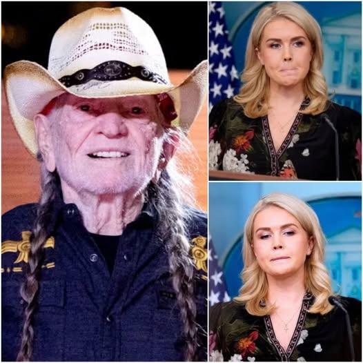 🔴 “THE ROOM WENT STILL”: Willie Nelson Delivers a Firm, Personal Rebuke After Remark from Karoline Leavitt Crosses a Line