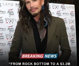 💔 FROM ROCK BOTTOM TO A $3.2M MIRACLE: Steven Tyler’s Emotional Gift Is Changing Lives No One Was Watching