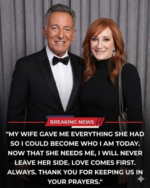 💔 EMOTIONAL MOMENT: Bruce Springsteen Breaks Down While Speaking About Patti Scialfa