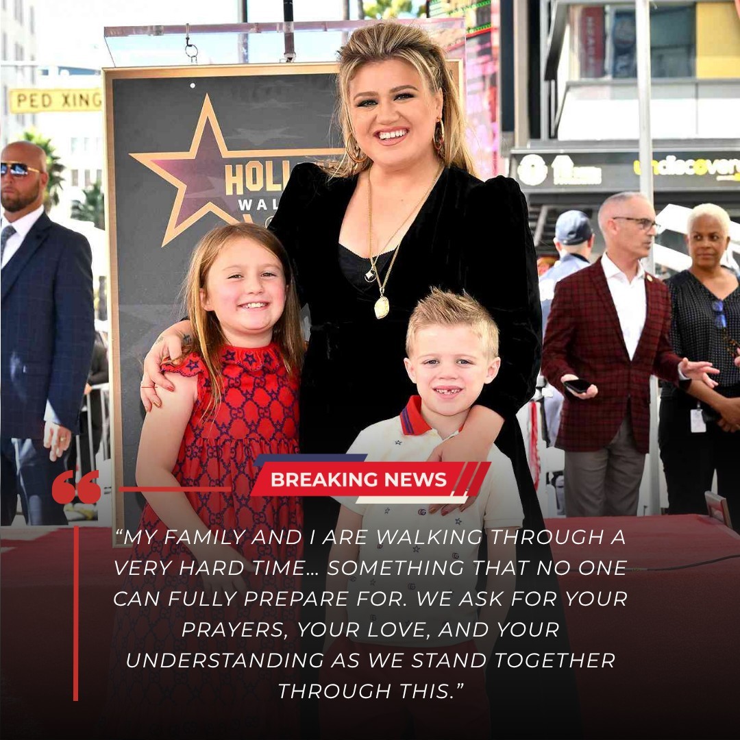 💔 A Heartbreaking Moment: Kelly Clarkson Shares Emotional Family News That Leaves a Community in Silence