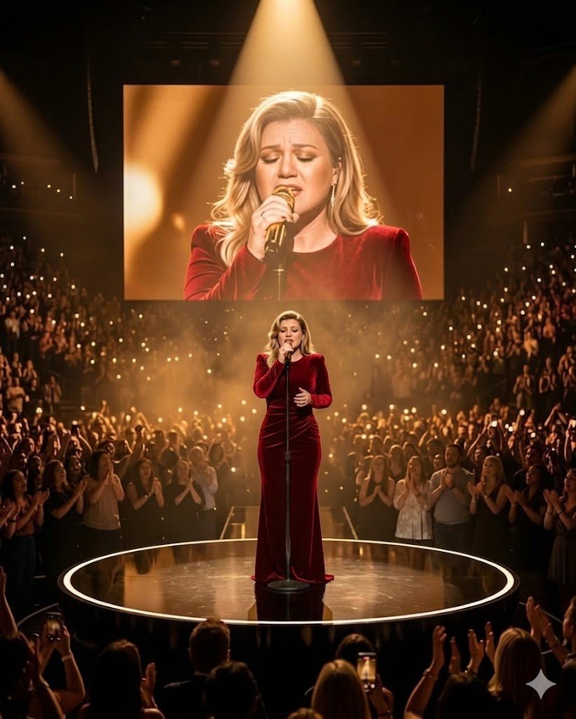 🎤 AT 44, Kelly Clarkson Sang One Song — And 12,000 People Refused to Stop Clapping for Nearly 8 Minutes