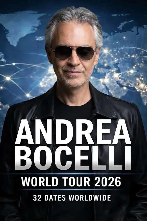 🔥 ANDREA BOCELLI IS GOING GLOBAL — AND THIS TOUR FEELS HISTORIC