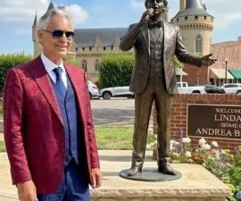 Andrea Bocelli Immortalized in Bronze: A Hometown Tribute That Captures the Soul of a Global Icon