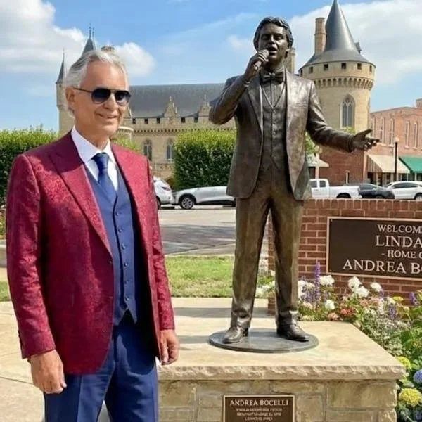 Andrea Bocelli Immortalized in Bronze: A Hometown Tribute That Captures the Soul of a Global Icon