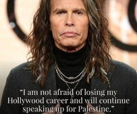 “Steven Tyler Breaks His Silence on Gaza: Powerful Words on War, Justice, and Human Rights Ignite Global Debate”
