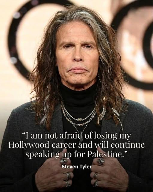 “Steven Tyler Breaks His Silence on Gaza: Powerful Words on War, Justice, and Human Rights Ignite Global Debate”