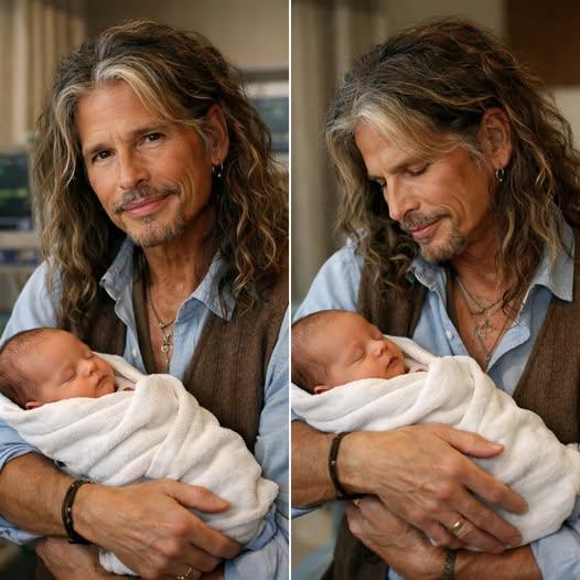 “A Softer Spotlight: Steven Tyler Embraces Grandfatherhood and a Legacy Beyond the Stage”