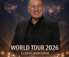“GLOBAL SHOCKWAVE: Bruce Springsteen Ignites Frenzy With Rumored 2026 World Tour — 32 Dates, 3 Continents, and a Mystery Fans Can’t Ignore” 🎤✨