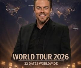 “GLOBAL BUZZ: Derek Hough’s Rumored 2026 World Tour Ignites Fan Frenzy — But Is It Official?” 🎤✨