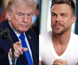 “Clash Headlines Erupt: Claims of Donald Trump Attacking Derek Hough Spark Curiosity — But Where’s the Proof?”