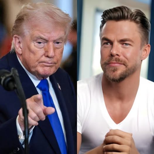 “Clash Headlines Erupt: Claims of Donald Trump Attacking Derek Hough Spark Curiosity — But Where’s the Proof?”