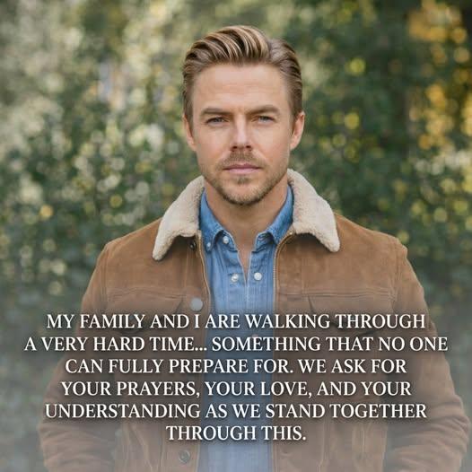 “A Quiet Room, A Heavy Heart: Derek Hough Shares Emotional Family News That Leaves Many in Tears” 💔