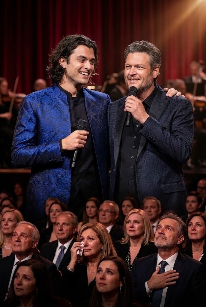 BLAKE SHELTON TAKES THE STAGE JOINED BY KINGSTON ROSSDALE — AND THE ENTIRE ARENA HOLDS ITS BREATH