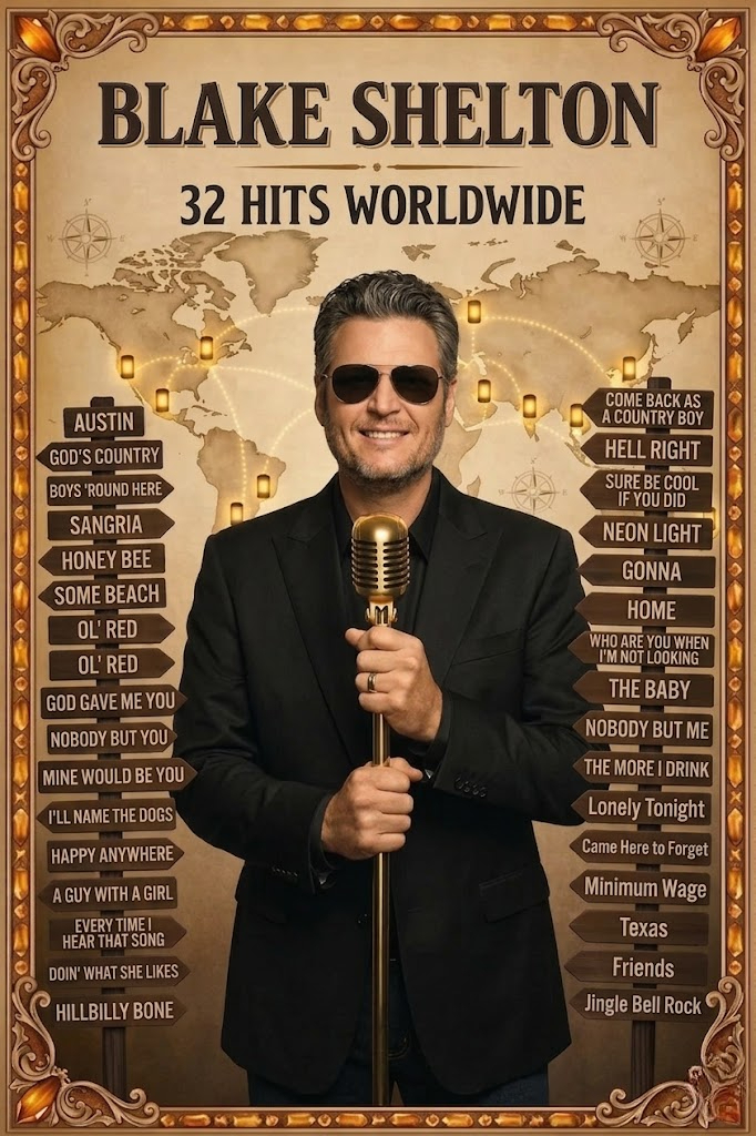 🎤 Blake Shelton’s 2026 World Tour Has Officially Dropped Its Full Schedule 🎤