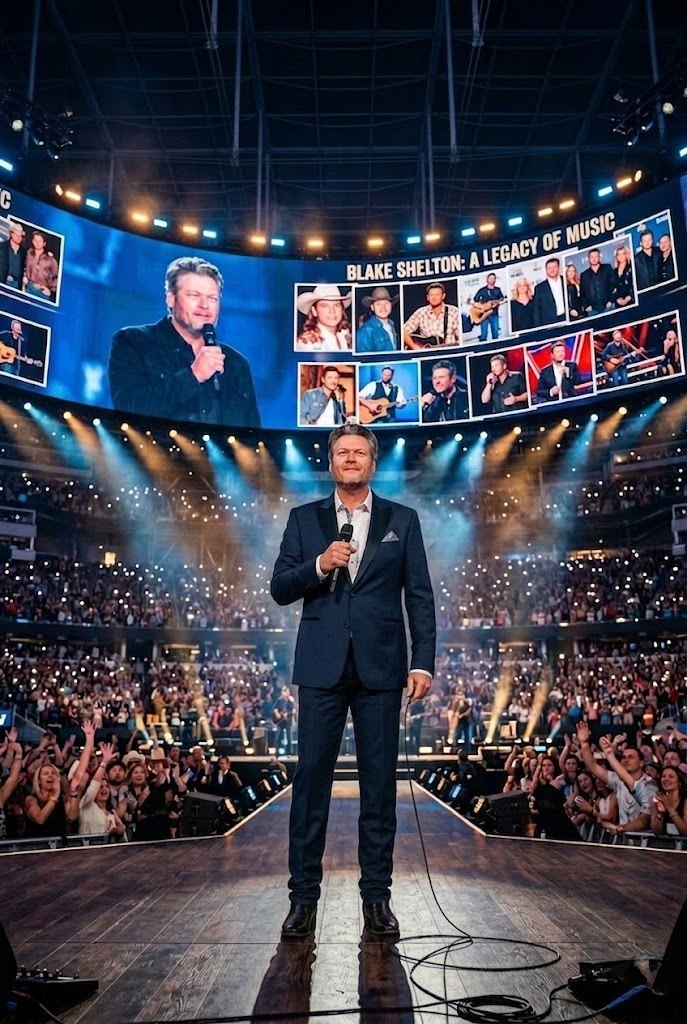 “I Won’t Be Touring Anymore” — The Six Words That Silenced an Arena and Marked a New Chapter for Blake Shelton