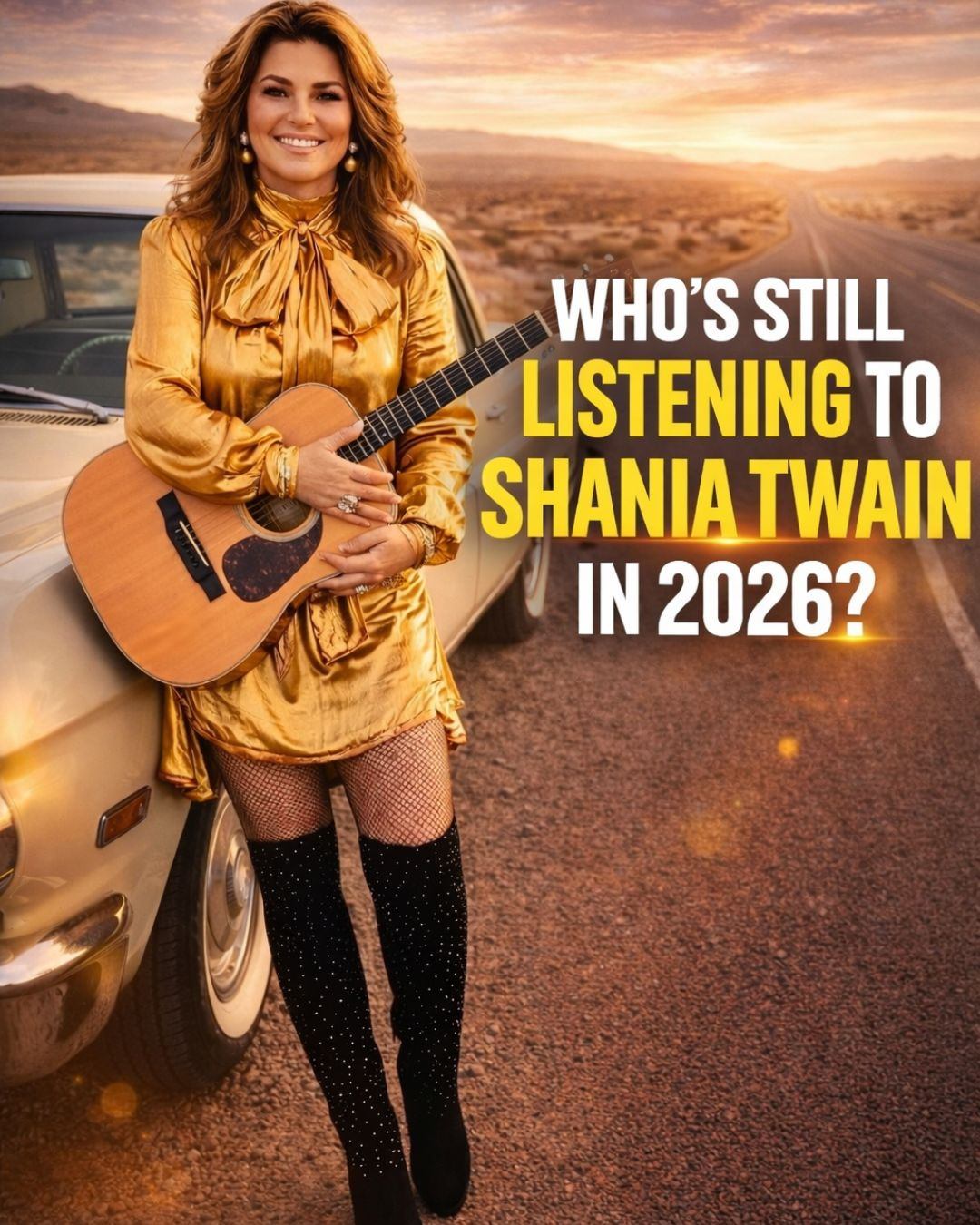 THE NIGHT SHANIA TWAIN SANG TO THE MOON — AND THE DESERT SEEMED TO HOLD ITS BREATH