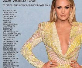 🚨 “She’s Back on the World Stage”: Carrie Underwood Unveils Explosive 2026 World Tour Plans
