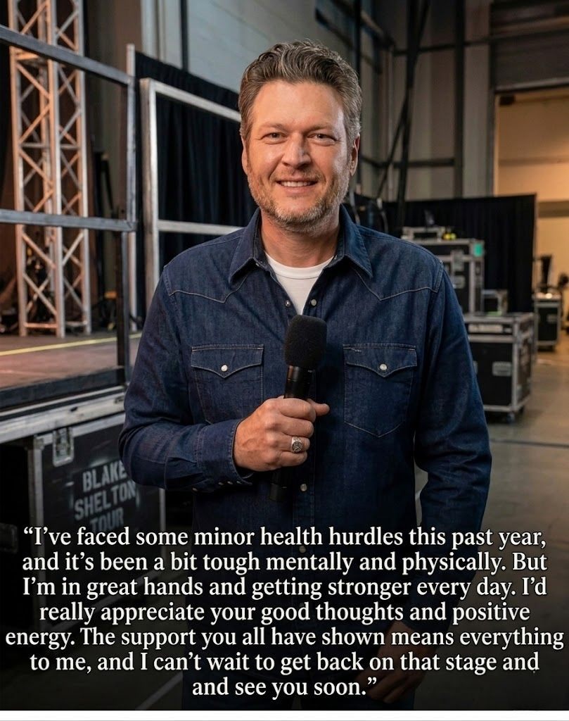 🙏 A MESSAGE OF HOPE FROM BLAKE SHELTON: Strength, Music, and the Power of Moving Forward