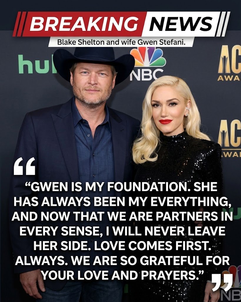 💔 EMOTIONAL MOMENT: Blake Shelton Opens His Heart About Gwen Stefani — And the Room Falls Silent