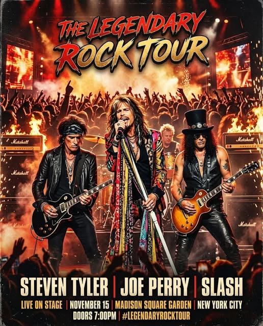 ROCK HISTORY IN THE MAKING: Steven Tyler, Joe Perry & Slash Unite for “Resurrection Rock Tour” — A Moment Bigger Than Music
