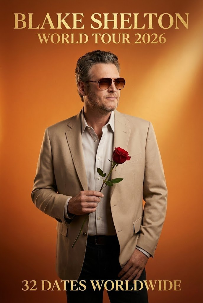 BREAKING NEWS: Blake Shelton World Tour 2026 Just Announced — A Global Celebration of Country Music